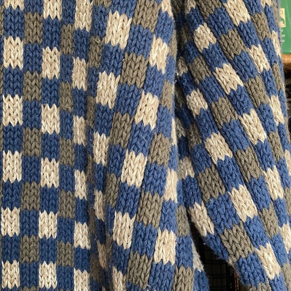 Vintage Checkered sweater : oversized Unisex - Picture 7 of 13